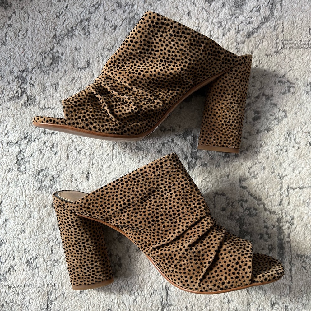 Animal print heels